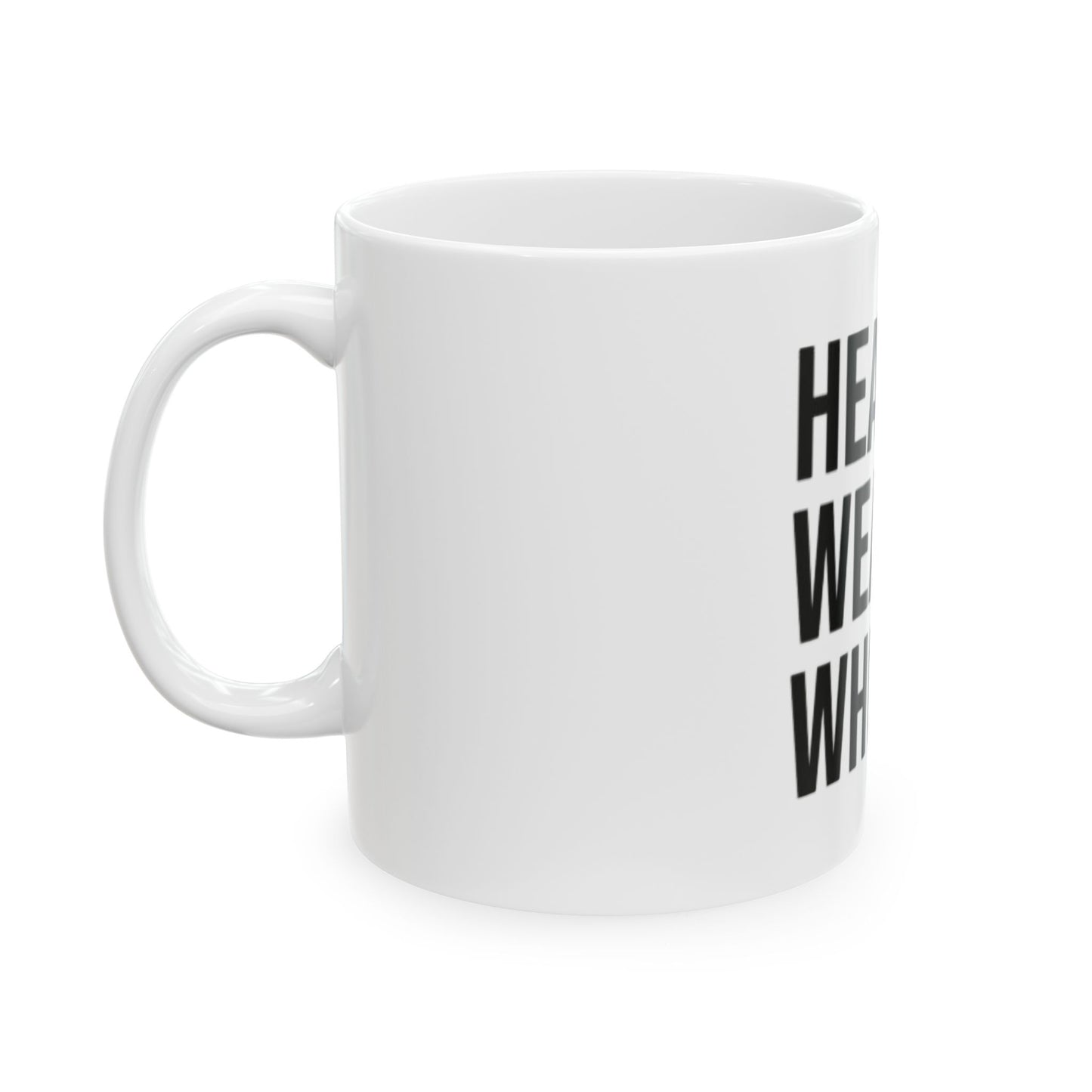 Motivational Ceramic Mug - "Healthy, Wealthy, Whole" - Perfect for Daily Inspiration